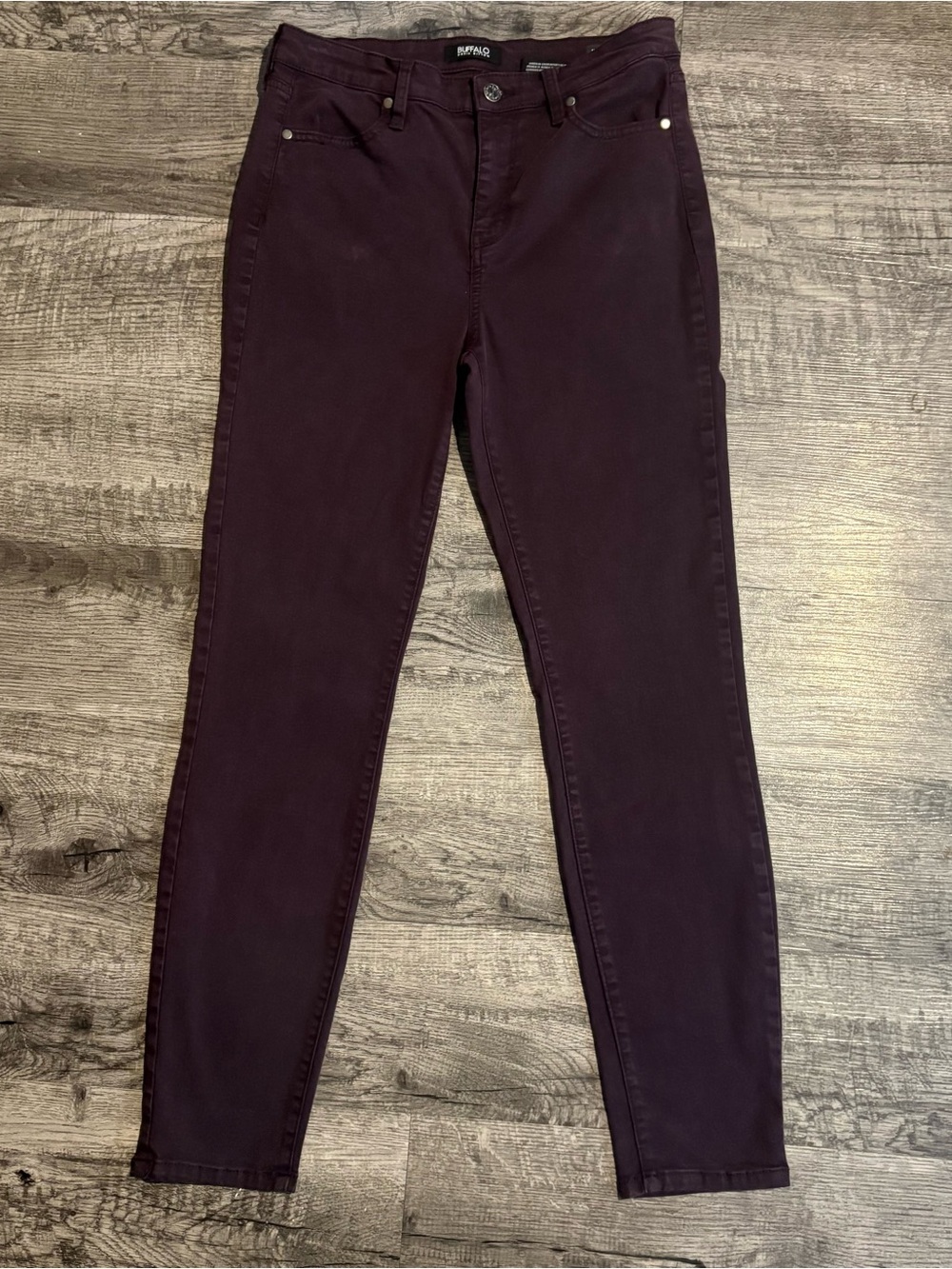 Buffalo David Bitton Hanna Jeans Women’s 6 Plum Purple High Rise Skinny Stretch
